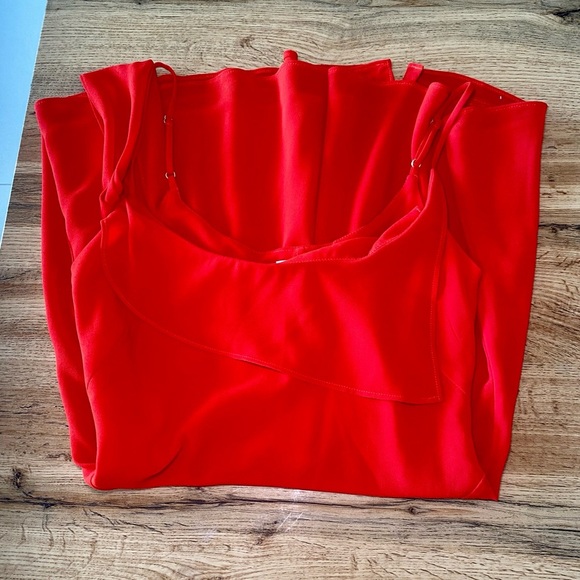 Oh Polly Red Mini Dress - Size 4 - Picture 2 of 4